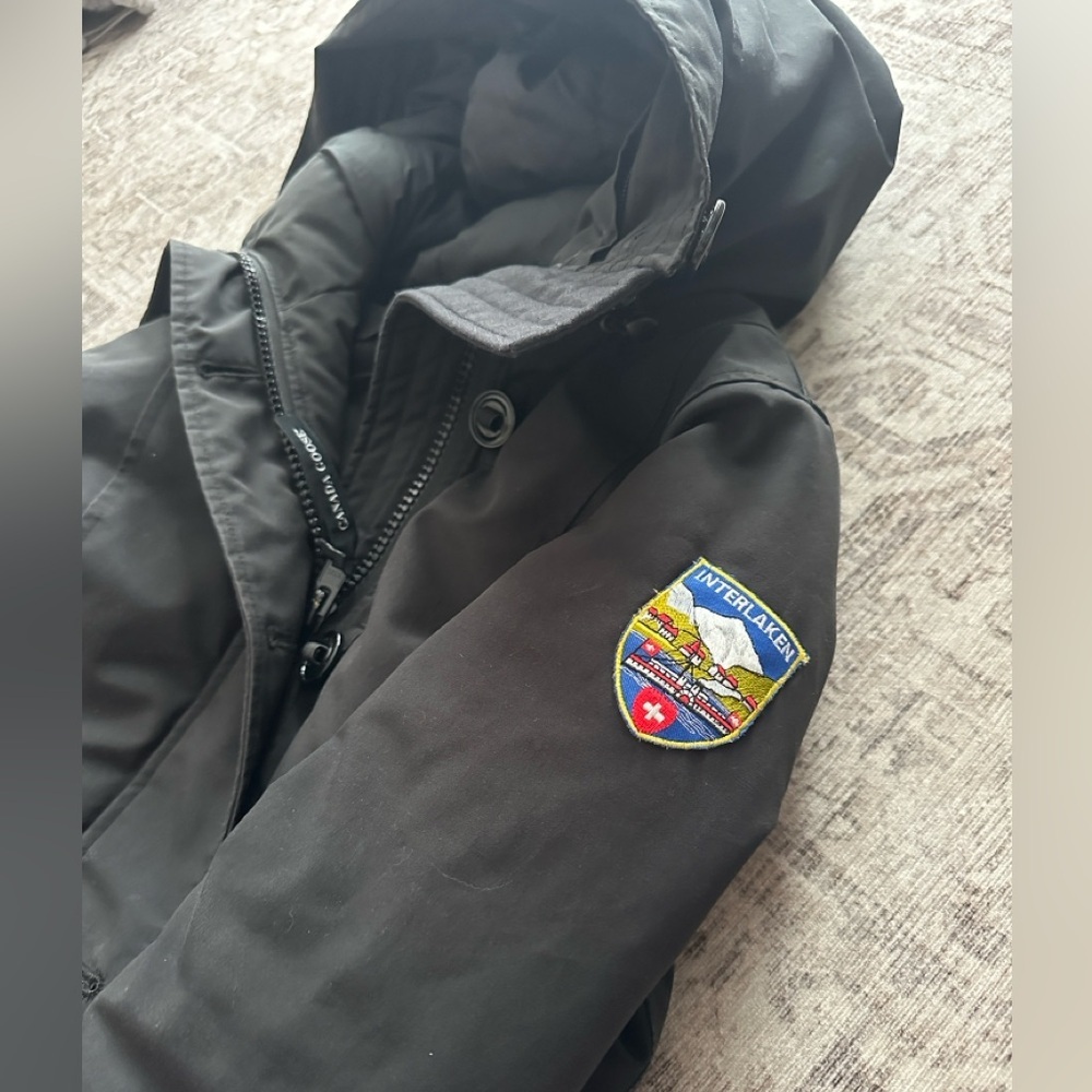 Canada Goose Rossclair Black Parka Hooded Jacket - Picture 7 of 7